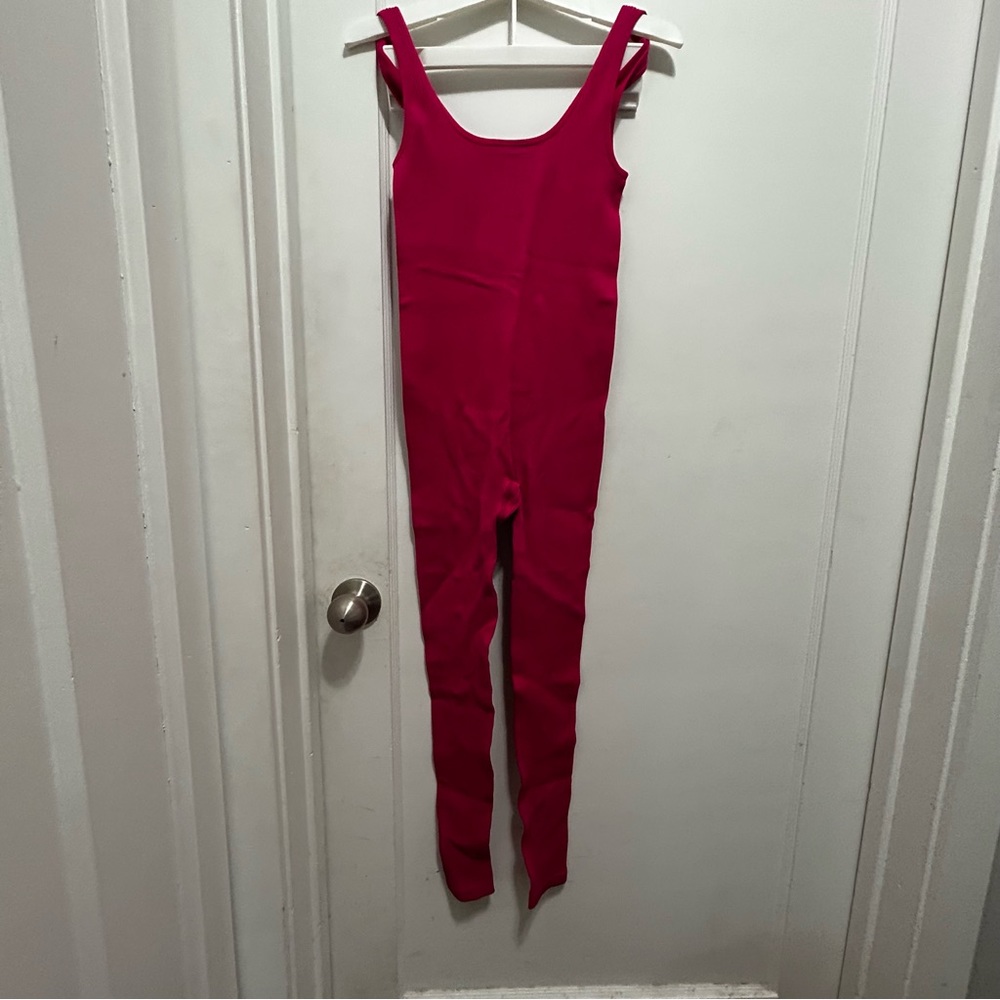 BNWT Seamless Hot Pink Tank Jumpsuit